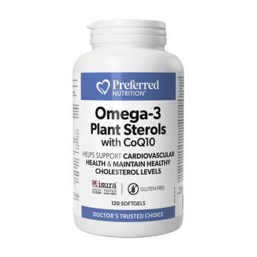 Preferred Nutrition | Omega-3 Plant Sterols With CoQ10 Softgels 120's