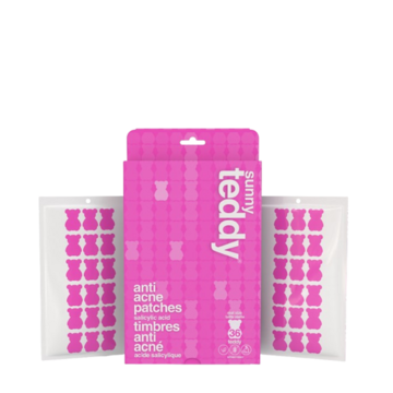 Sunny Teddy | Anti Acne Patches Pink Teddies 36-Count