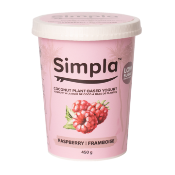 Simpla | Raspberry Flavour Coconut Plant-Based Yogurt