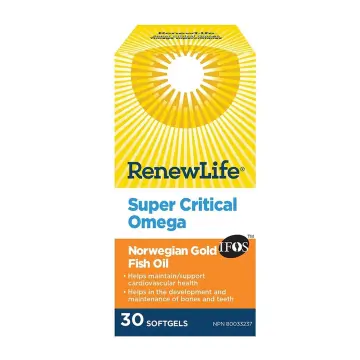Renew Life | Super Critical Omega Norwegian Gold Fish Oil 30 Softgels