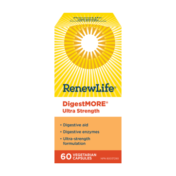 Renew Life | DigestMore Ultra Strength Vegetarian Capsules