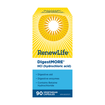 Renew Life | DigestMore HCI Vegetarian Capsules