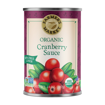 Farmer's Market | Organic Whole Cranberry Sauce 397ml