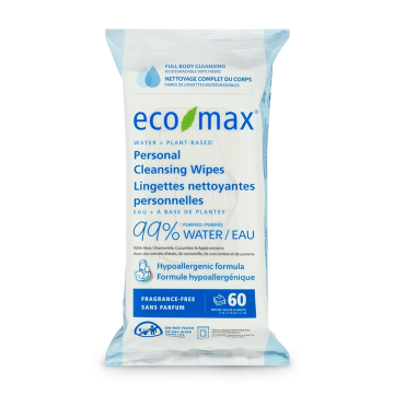 Ecomax | Personal Cleansing Wipes 60pk