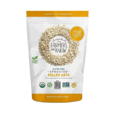 One Degree | Sprouted Rolled Oats 680g