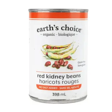 Earth's Choice | Organic No Salt Added Organic Red Kidney Beans