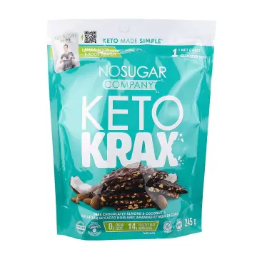 No Sugar Company | Chocolatey Almond & Coconut Keto Krax 245g