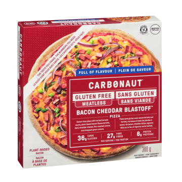 Carbonaut | Gluten Free Meatless Bacon Cheddar Blastoff Pizza 380g