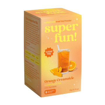 Superfun | Orange Creamsicle Instant Black Iced Tea Powder Box