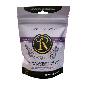 Ross Chocolates | Sugar Free Dark Chocolate Baking Chips