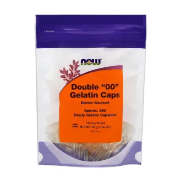 NOW | Empty Double "00" Gelatin Capsules