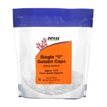 NOW | Empty Single "0" Gelatin Capsules
