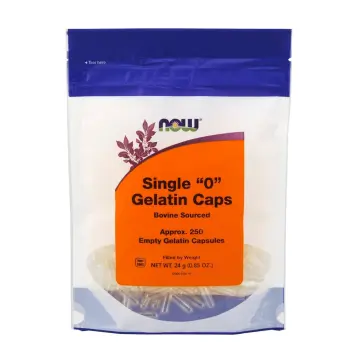 NOW | Empty Single "0" Gelatin Capsules