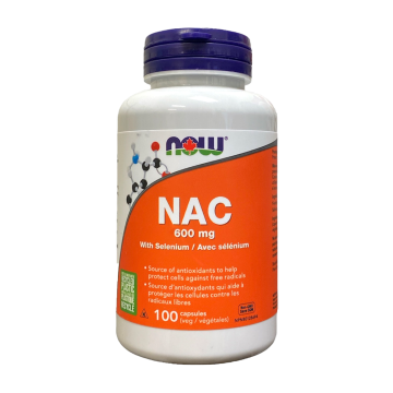 NOW | NAC 600mg Vegetarian Capsules
