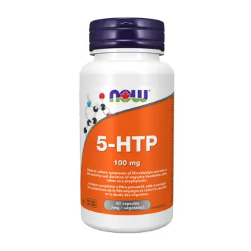 NOW | 5-HTP 100mg Vegetarian Capsules
