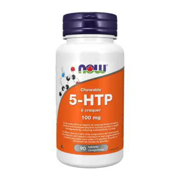 NOW | 5-HTP 100mg Chewable Tablets
