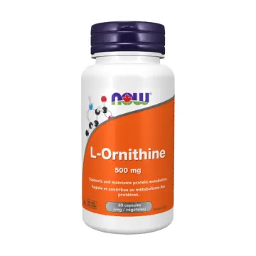 NOW | L-Ornithine 500mg Vegetarian Capsules