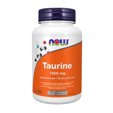 NOW | Double Strength Taurine 1000mg Vegetarian Capsules