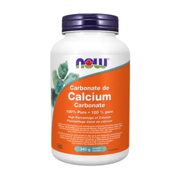 NOW | Pure Calcium Carbonate Powder