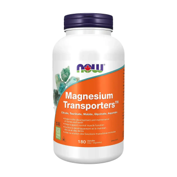 NOW | Magnesium Transporters Veggie Caps 180's
