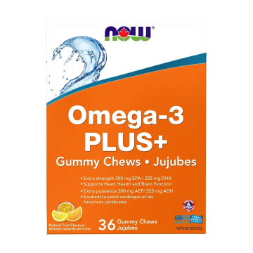 NOW | Omega-3 Plus+ Gummy Chews 36's