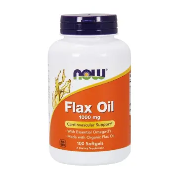 NOW | Flax Oil 1000mg Softgels