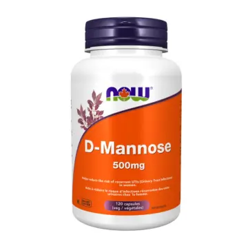 NOW | D-Mannose 500mg Vegetarian Capsules
