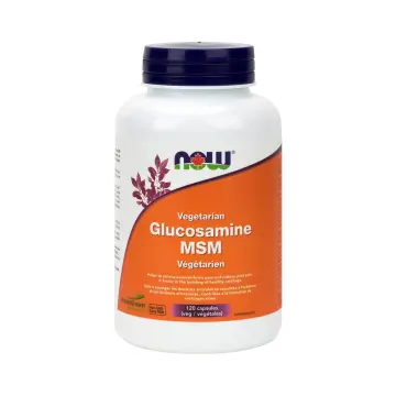 NOW | Vegetarian Glucosamine & MSM Vegetarian Capsules