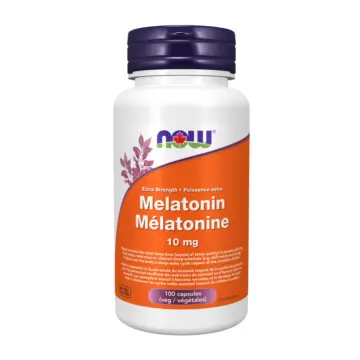 NOW | Extra Strength Melatonin 10mg Vegetarian Capsules