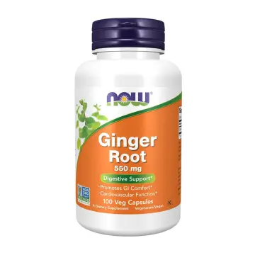 NOW | Ginger Root 550mg Vegetarian Capsules