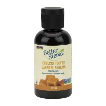 NOW | BetterStevia Zero-Cal English Toffee Flavoured Liquid Sweetener