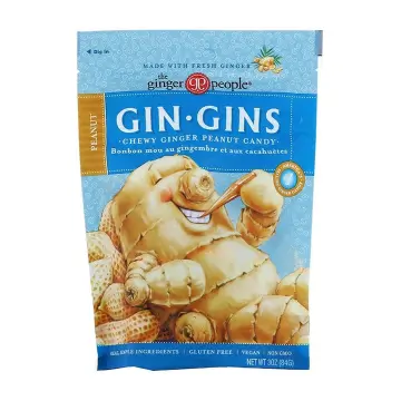The Ginger People | Gin-Gins Peanut Chewy Ginger Candy