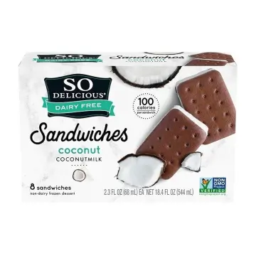 So Delicious | Coconut Milk Frozen Sandwiches 8x68ml