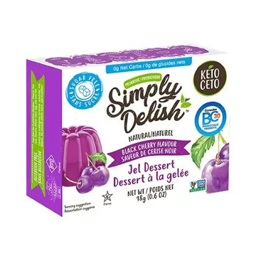 Simply Delish | Black Cherry Jel Dessert Powder