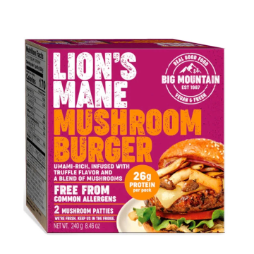 Big Mountain | Lion's Mane Mushroom Burger