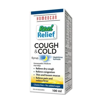 Homeocan | Real Relief Nighttime Cough & Cold Syrup