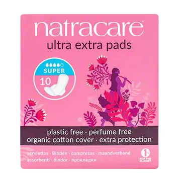 Natracare | Organic Cotton Super Ultra Extra Pads With Wings