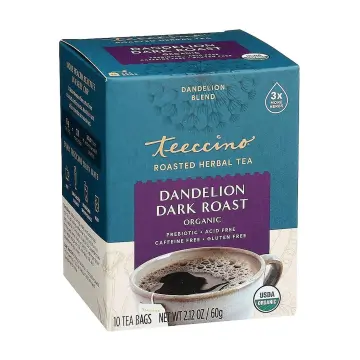Teeccino | Dandelion Dark Roast Herbal Tea 10 Bags