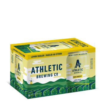 Athletic Brewing Co | Ripe Pursuit Lemon Radler Non-Alcoholic Beer 6x355ml