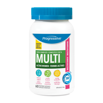 Progressive | Active Women Multivitamin Vegetarian Capsules 60's