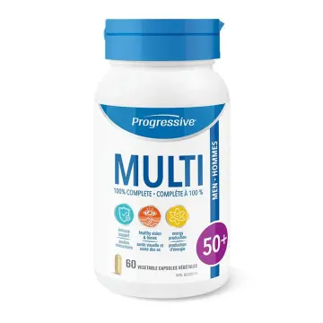 Progressive | Men 50+ Multivitamin Vegetarian Capsules