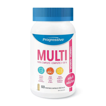 Progressive | Adult Women Multivitamin Vegetarian Capsules 60's