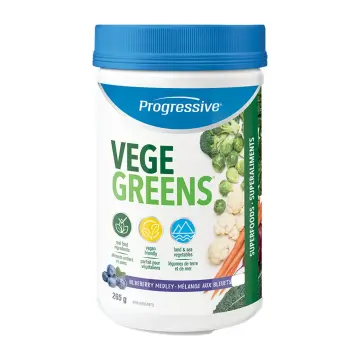 Progressive | Vegegreens Blueberry Medley Flavour Powder 265g