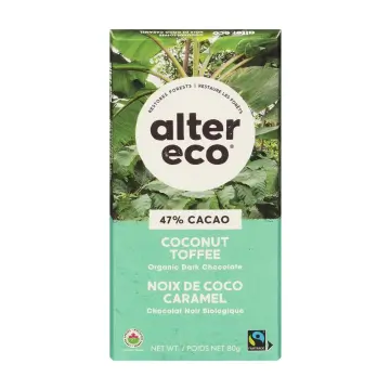 Alter Eco | Coconut Toffee Dark Chocolate Bar