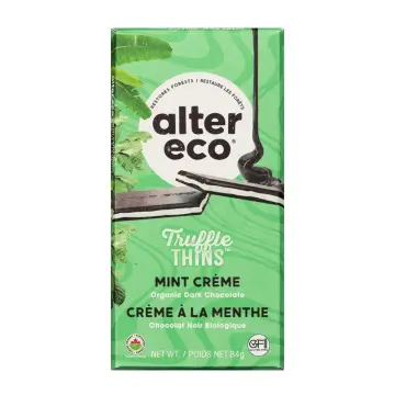 Alter Eco | Mint Creme Truffle Thins Chocolate Bar
