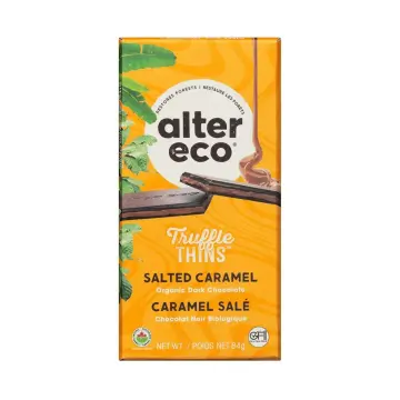 Alter Eco | Salted Caramel Truffles Thins Chocolate Bar