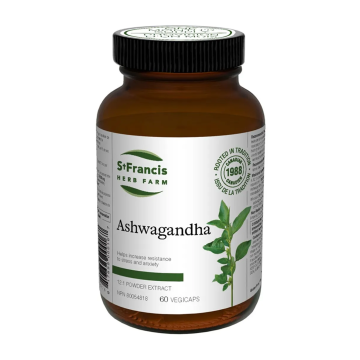 St Francis | Ashwagandha 12:1 Powder Extract Vegetarian Capsules