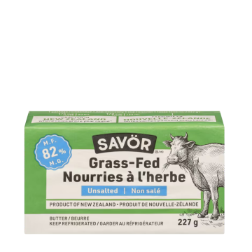 Savor | Grass-Fed Unsalted Butter 227g