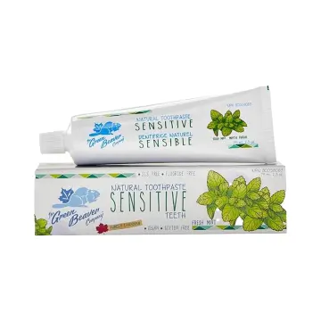 The Green Beaver Company | Sensitive Teeth Fresh Mint Natural Toothpaste