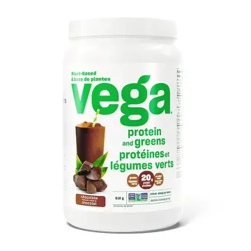 Vega | Creamy Chocolate Protein+Supergreens Drink Mix Powder 521g
